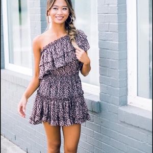 Misa One Shoulder Dress